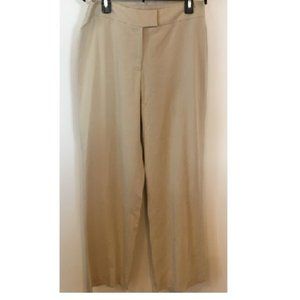 Josephine Chaus Women's Beige Pants Slacks Polyester Spandex Size 12